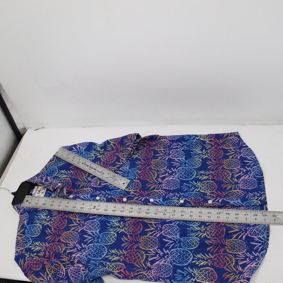 chubbies shirt‎ men's Medium Pineapple print pride month rainbow short sleeve - Picture 9 of 10